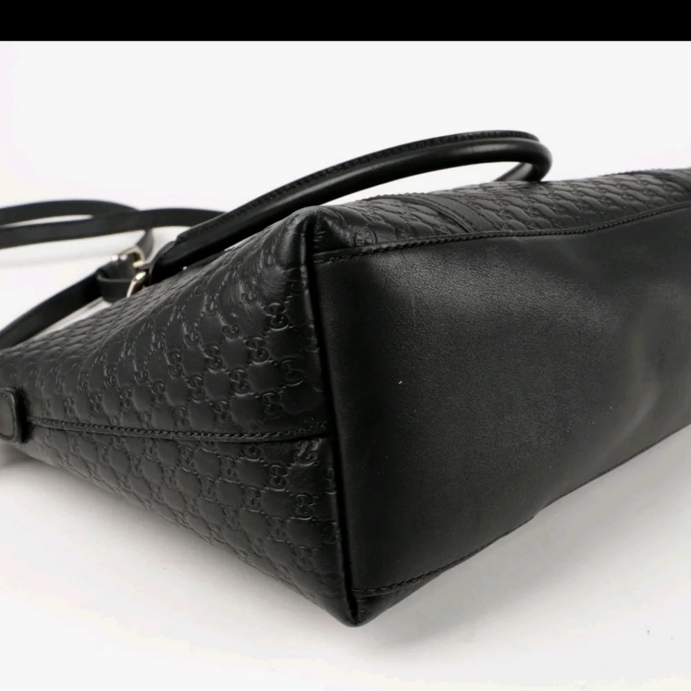 Dbl Authenticated Gucci Micro Shima Tote Shoulder Bag 449656 149857297 - Picture 10 of 13